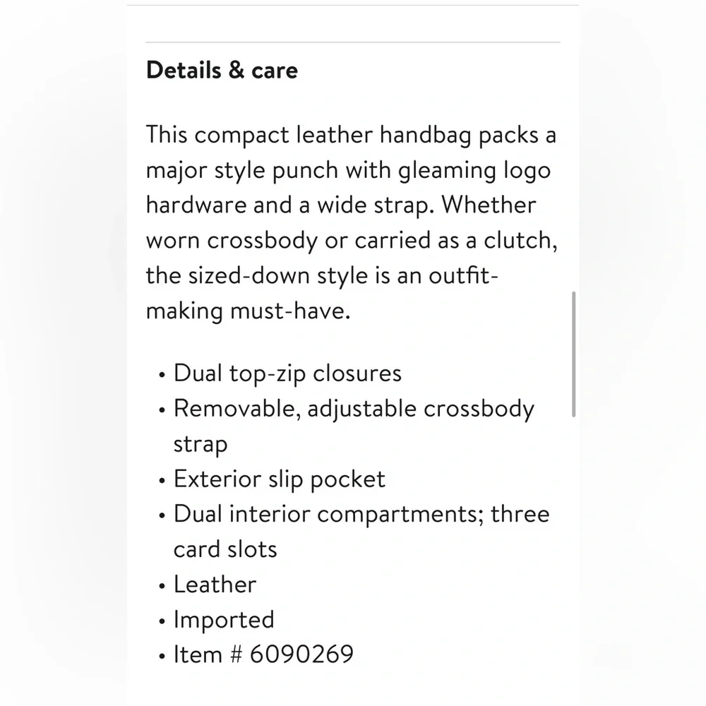 Marc Jacobs Softshot 21 Brown Crossbody Bag with Adjustable Strap - Picture 7 of 16